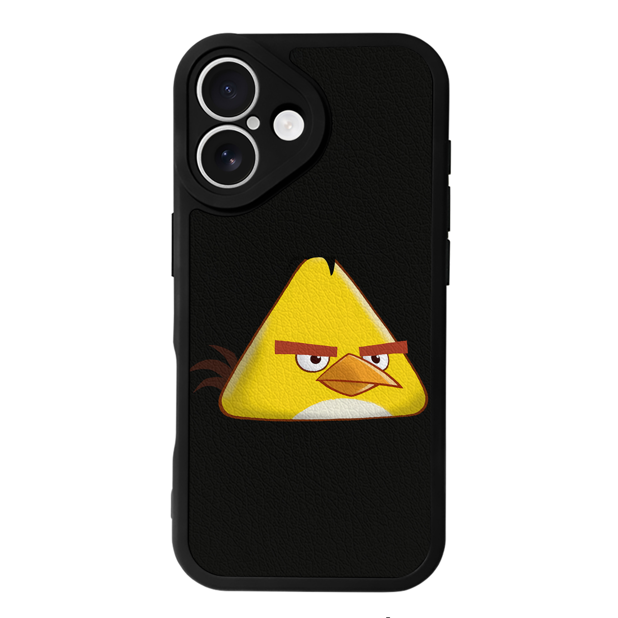 （画像用） Angry Birds アングリーバード 【iPhone 16シリーズ対応】シリコンスマホケース（レザー調） 材質：シリコン